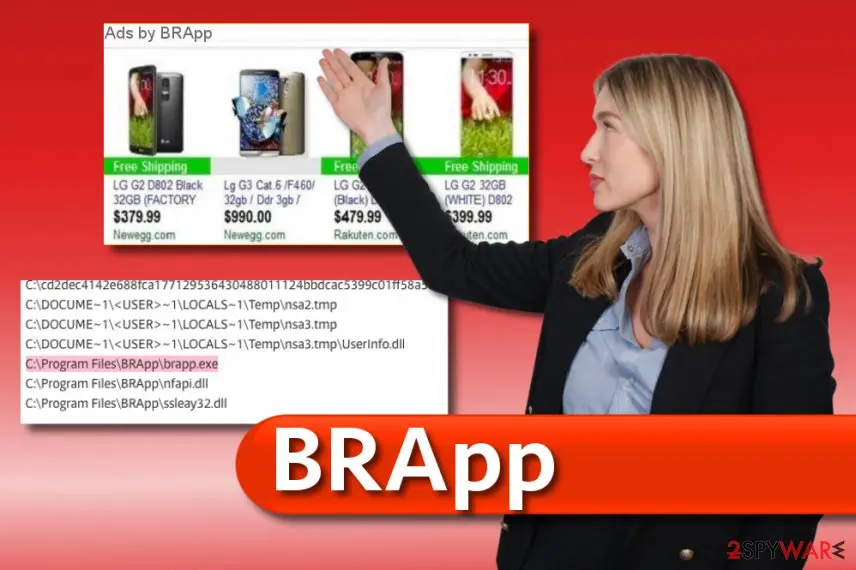 Screenshot of BRApp virus: screenshot
