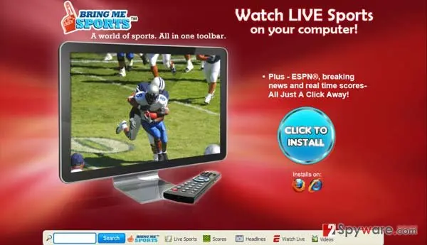 BringMeSports Toolbar: bring me sports toolbar