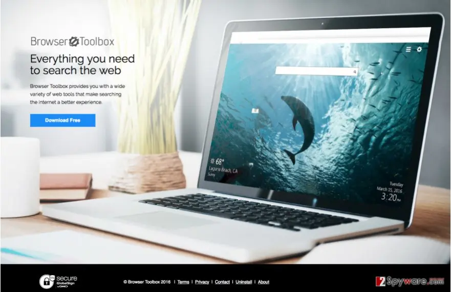 Browser Toolbox ads: browsertoolbox website screenshot
