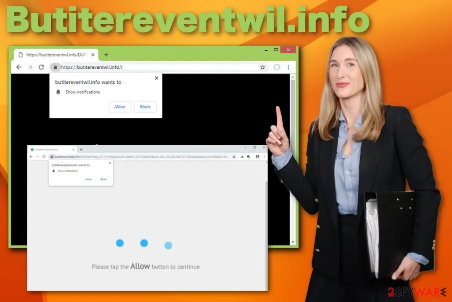 Butitereventwil.info: butitereventwil info pop up redirect virus
