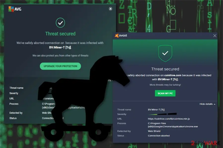 BV:Miner: bvminer t trojan