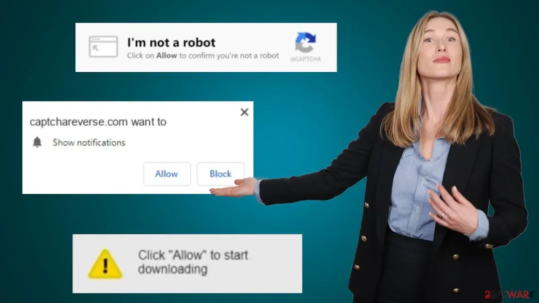 Screenshot of Captcha Reverse: prompt