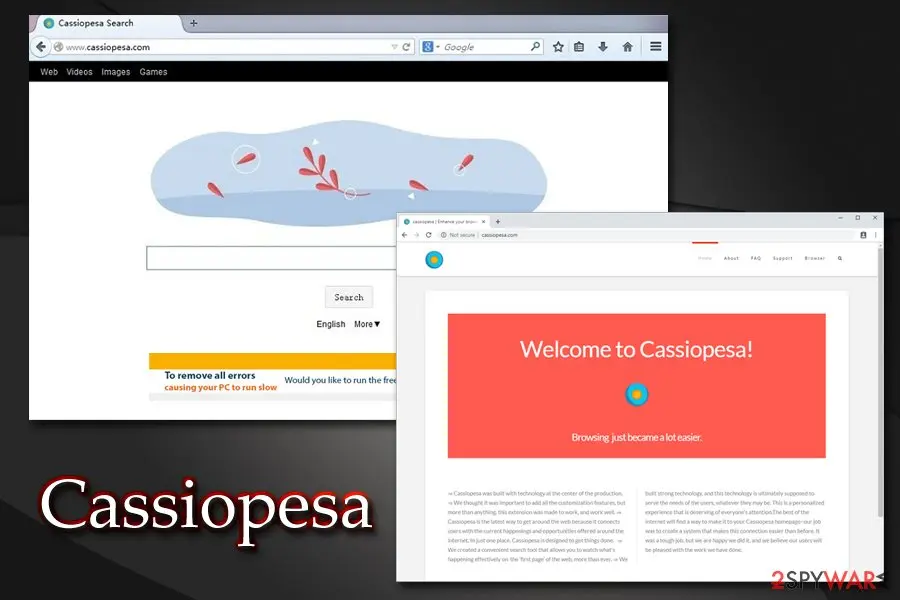 Cassiopesa: com chromium based browser hijacker