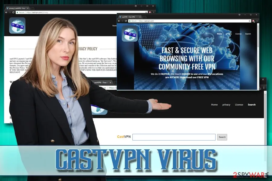 CastVPN virus: adware pup