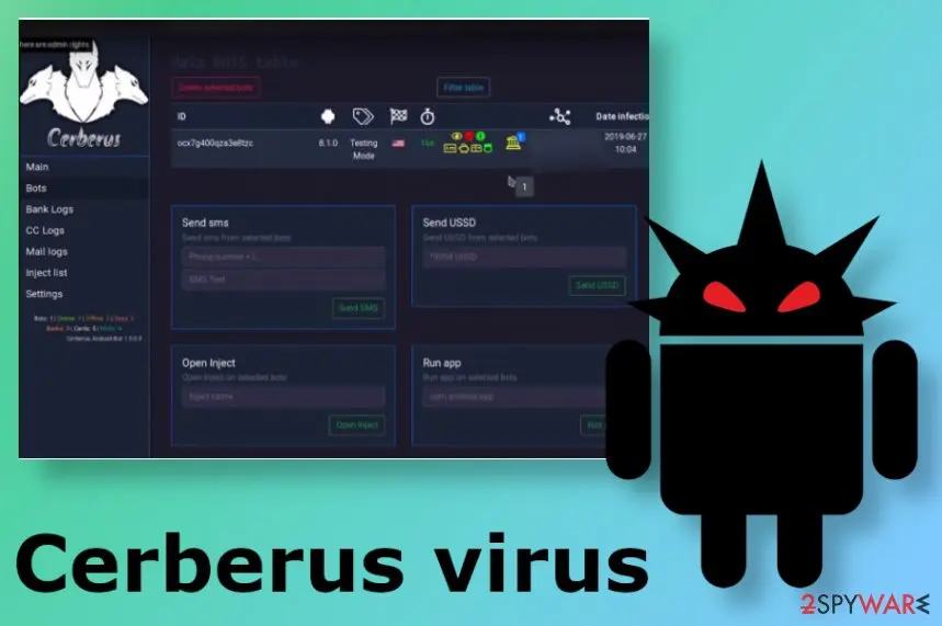 Cerberus virus: cerberus trojan