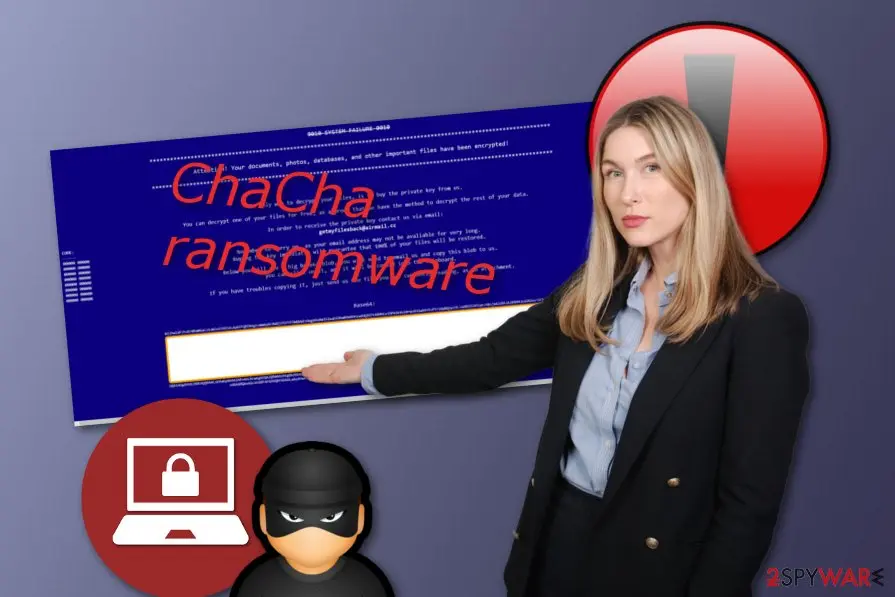 Screenshot of ChaCha: virus