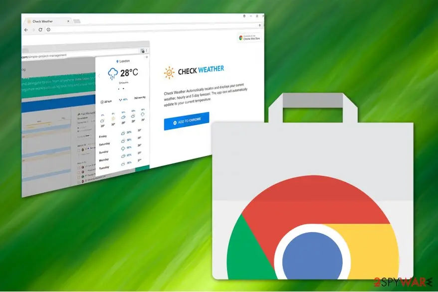 Check Weather ads: may lead to malware