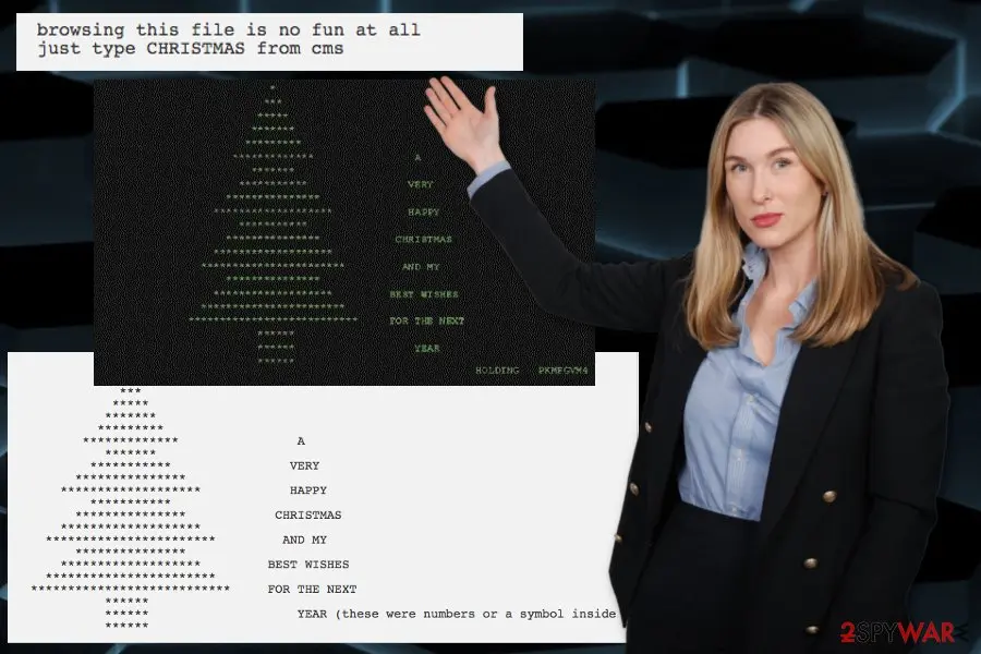 Christmas tree virus: christmas tree malware