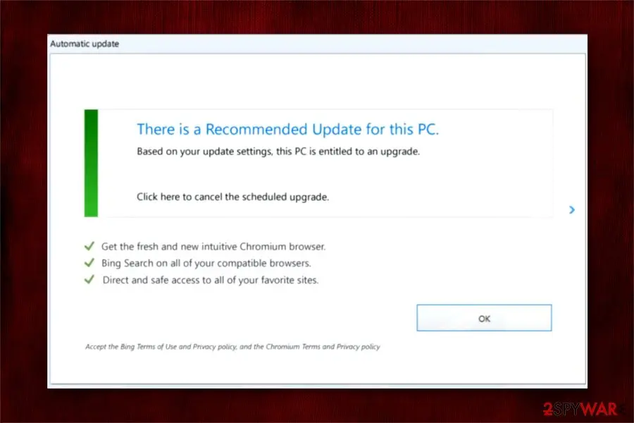Screenshot of Chroomium Browser: pup