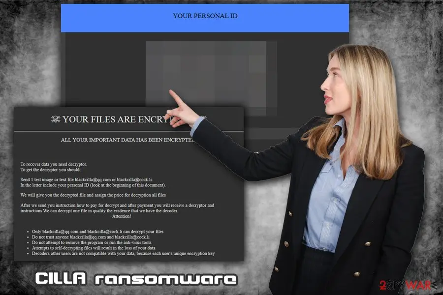 CILLA ransomware: crypto malware asks for ransom