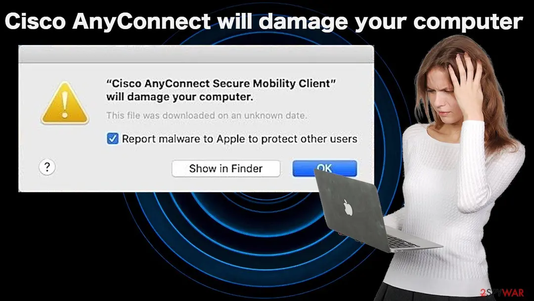 Cisco AnyConnect will damage your computer: mac