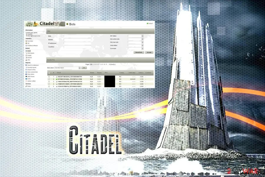 Citadel virus: citadel malware bannking trojan