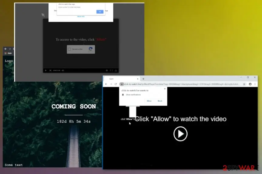 Click-to-watch.live: click to watch live adware