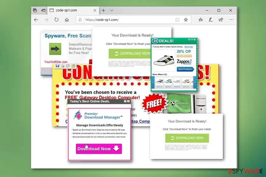 Code-zp1.com: code zp1 com adware