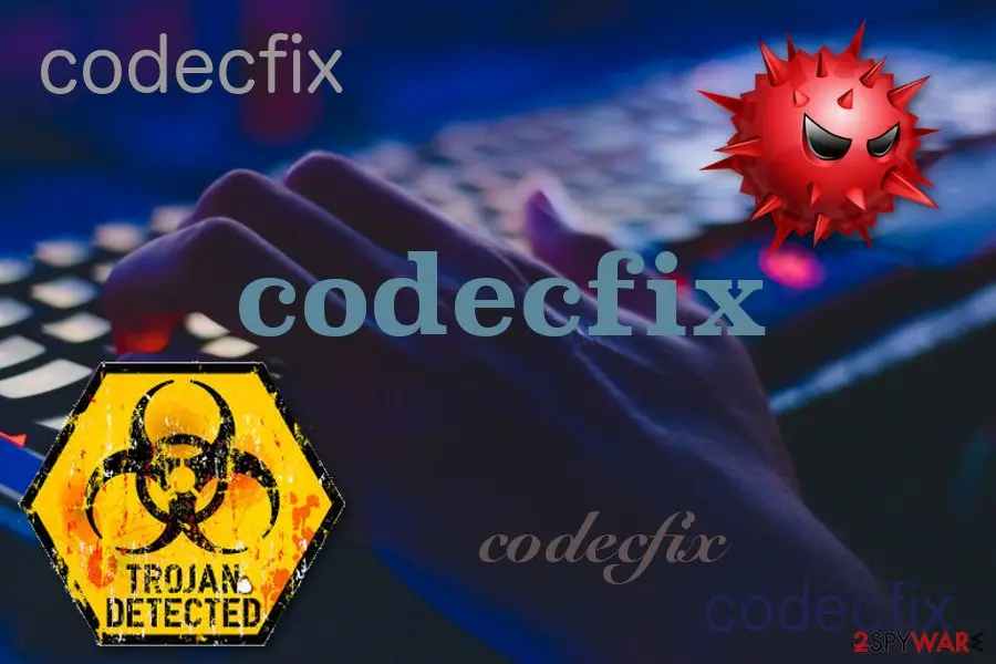 Screenshot of Codecfix: trojan virus