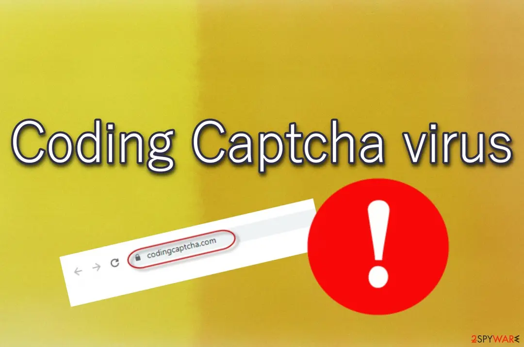 Coding Captcha virus: screenshot