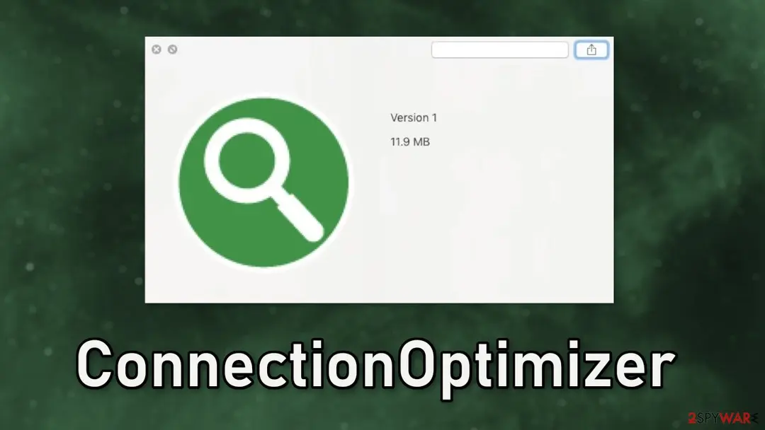 Screenshot of ConnectionOptimizer: screenshot