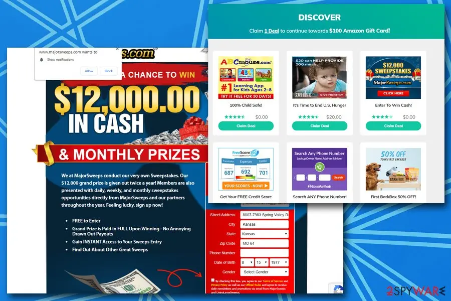 ConsumerProductsUsa: users asked to register with personal information