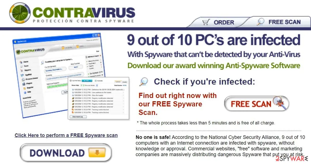 Screenshot of ContraVirus: rogue