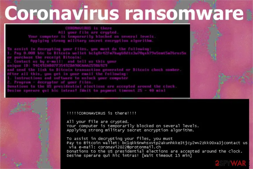 Coronavirus ransomware: corona ransomware virus