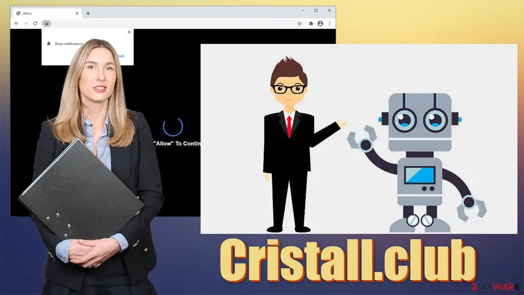 Cristall.club: cristall club push notification virus