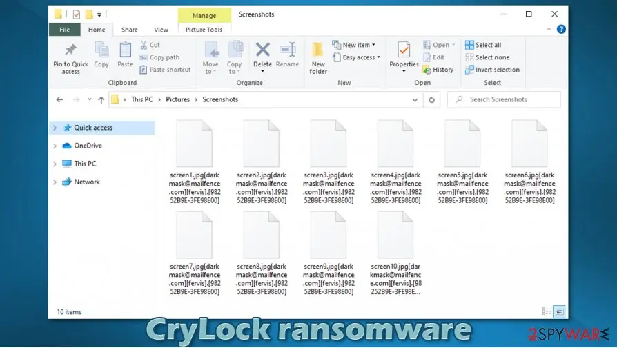 CryLock ransomware, CryLock virus: crylock ransomware encrypted files