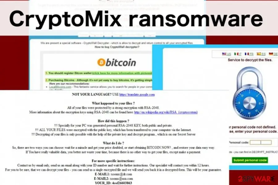 Screenshot of CryptoMix: crypto mix