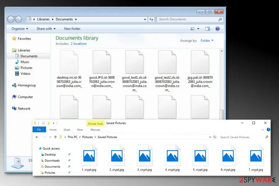 Crypton ransomware virus: crypton encrypted files