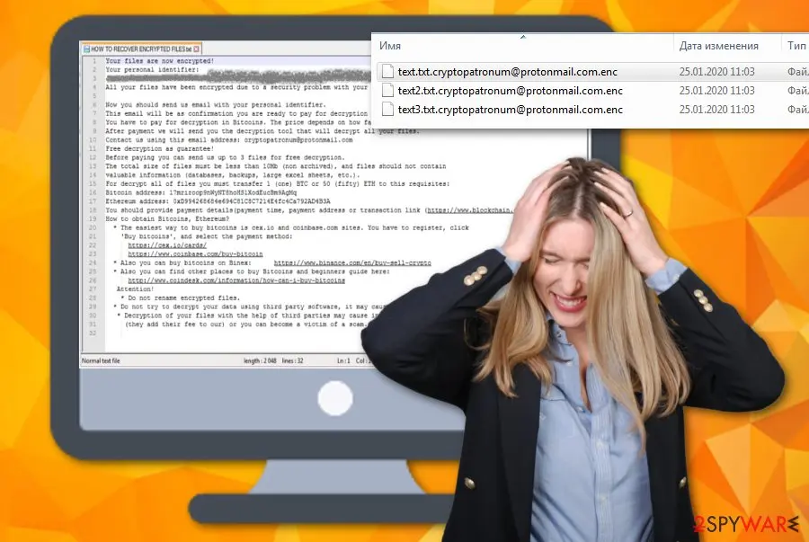 CryptoPatronum ransomware: cryptopatronum malware