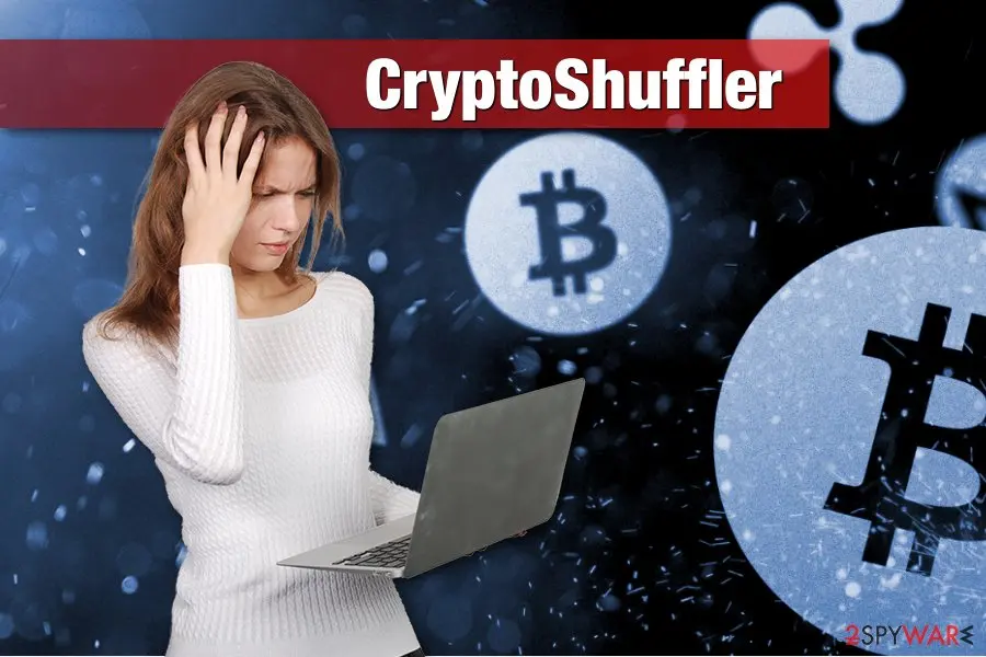 Screenshot of CryptoShuffler Trojan: screenshot