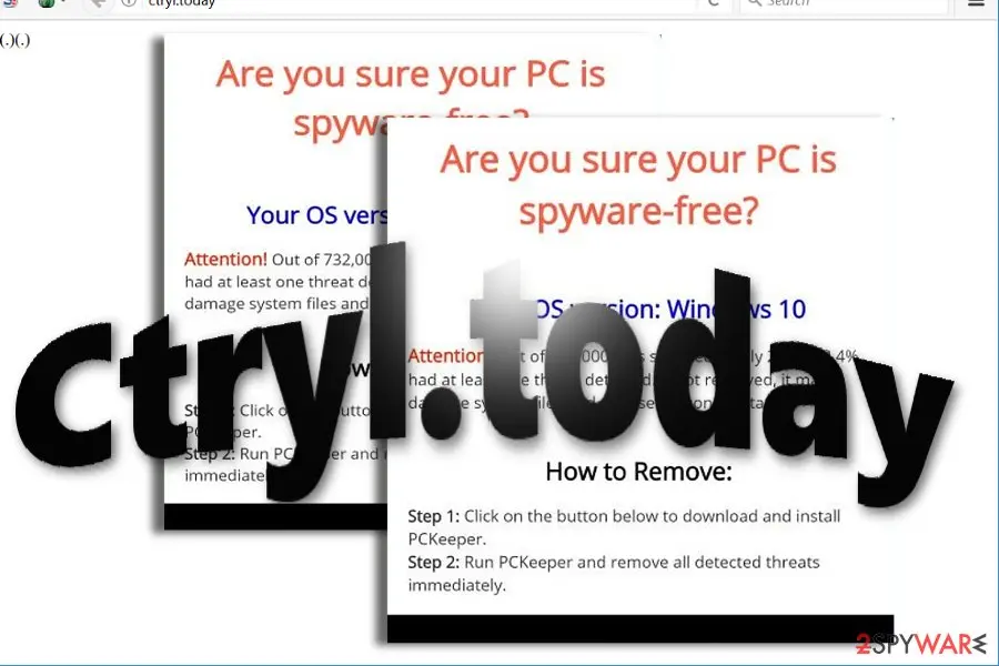 Screenshot of Ctryl.today: ctryl today1