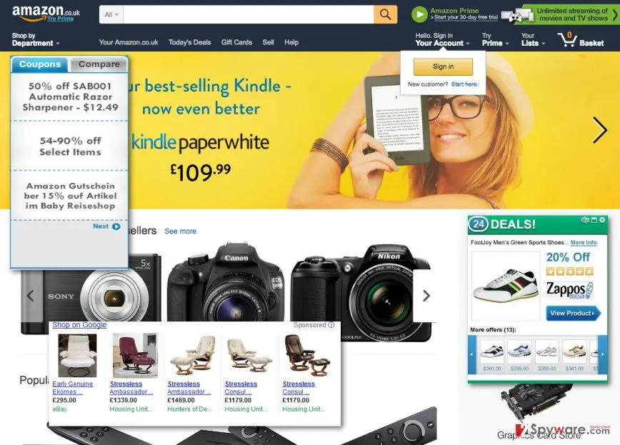 CurveLayer ads: curvelayer adware ads example