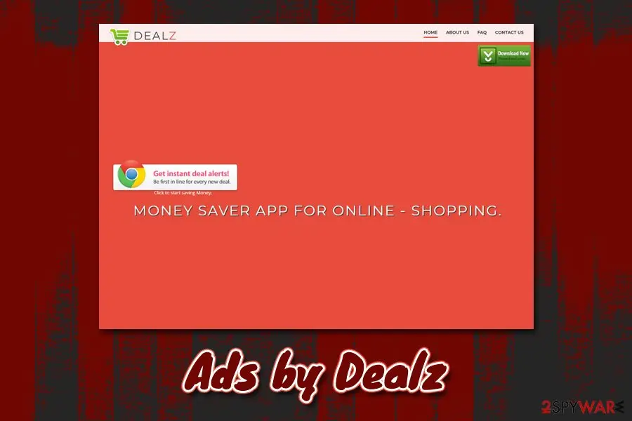 Dealz, Ads by Dealz: dealz adware ads