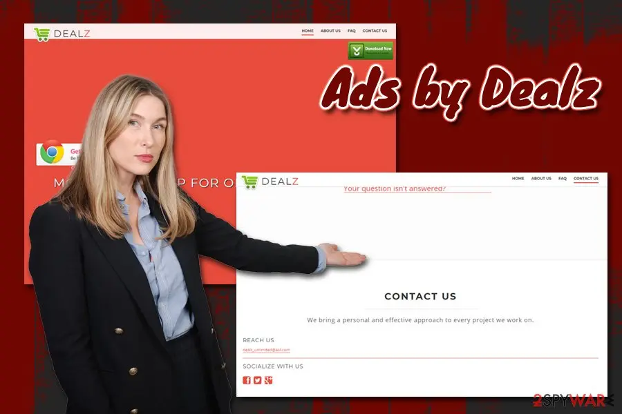 Dealz, Ads by Dealz: dealz potentially unwanted program pup
