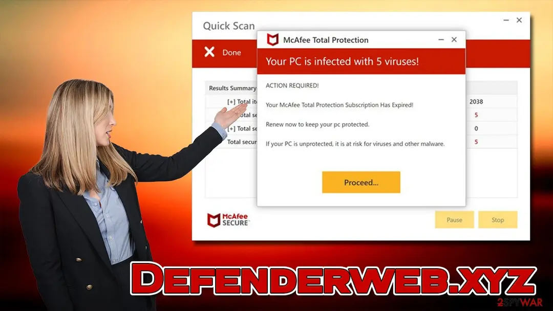 Defenderweb.xyz: defenderweb xyz scam virus