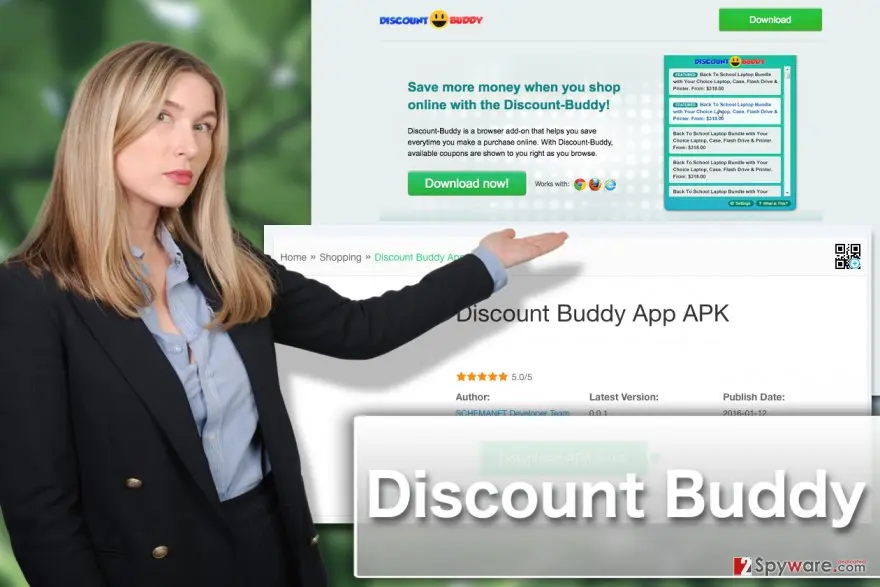 Discount Buddy: virus illustration