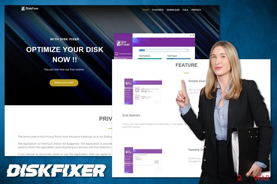 DiskFixer: potentially unwanted program adware