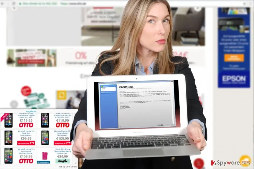 Screenshot of DNSMystic virus: screenshot