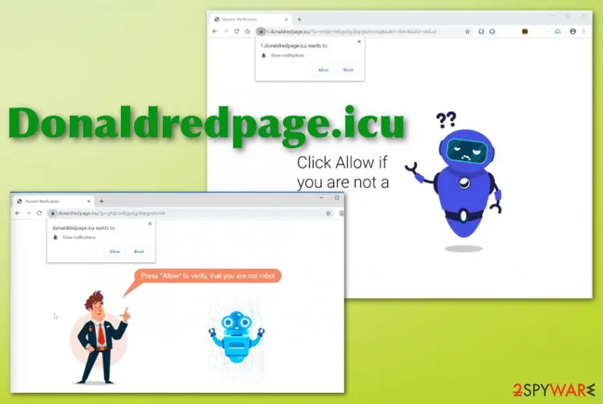 Donaldredpage.icu: donaldredpage icu adware