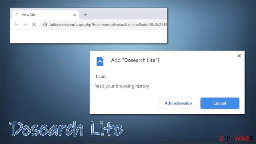 Screenshot of Dosearch Lite: virus