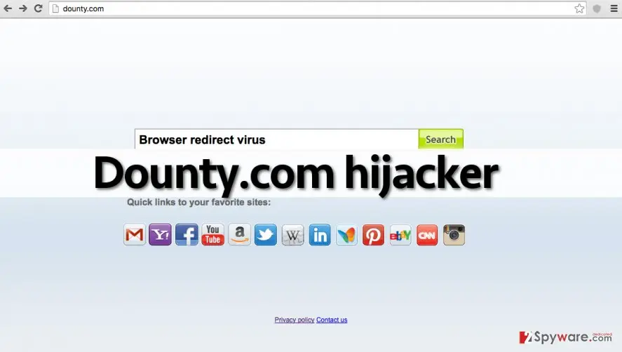 Dounty.com virus: dounty com browser hijacker
