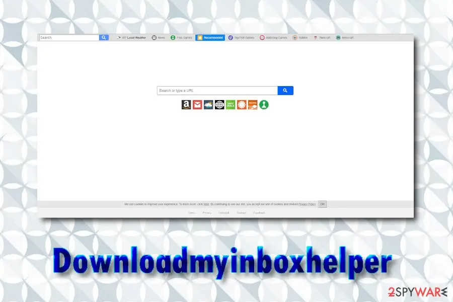 Downloadmyinboxhelper: com adware pup