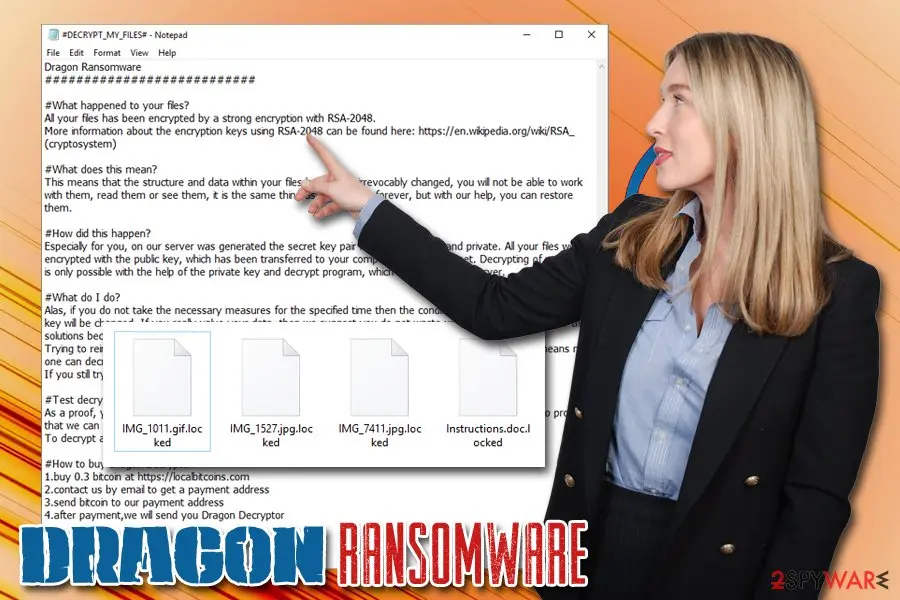 Dragon ransomware: file locking malware decryptable