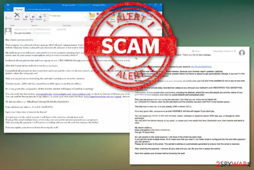 Drive by Exploit email: scam