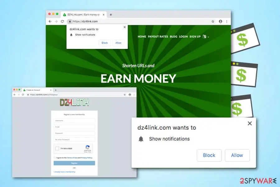 Dz4link.com: dz4link com adware