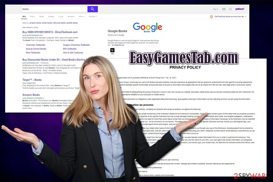 EasyGamesTab.com: easygamestab com potentially unwanted program pup
