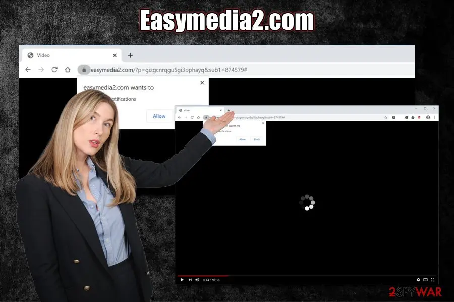 Easymedia2.com: easymedia2 com desktop notifications adware redirect