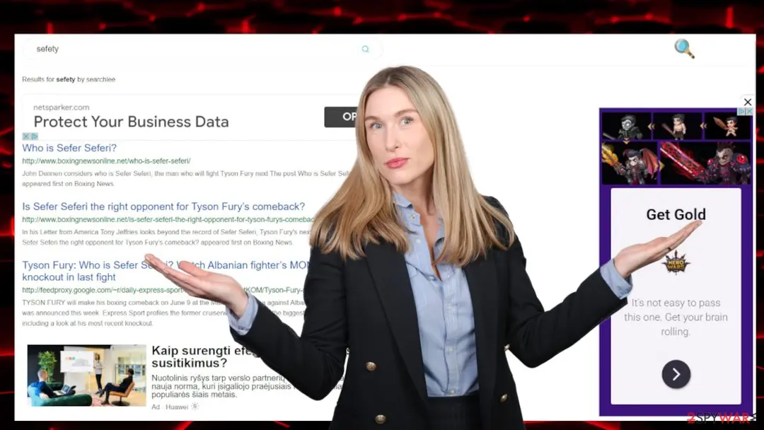 Screenshot of EasySearchConverter: virus