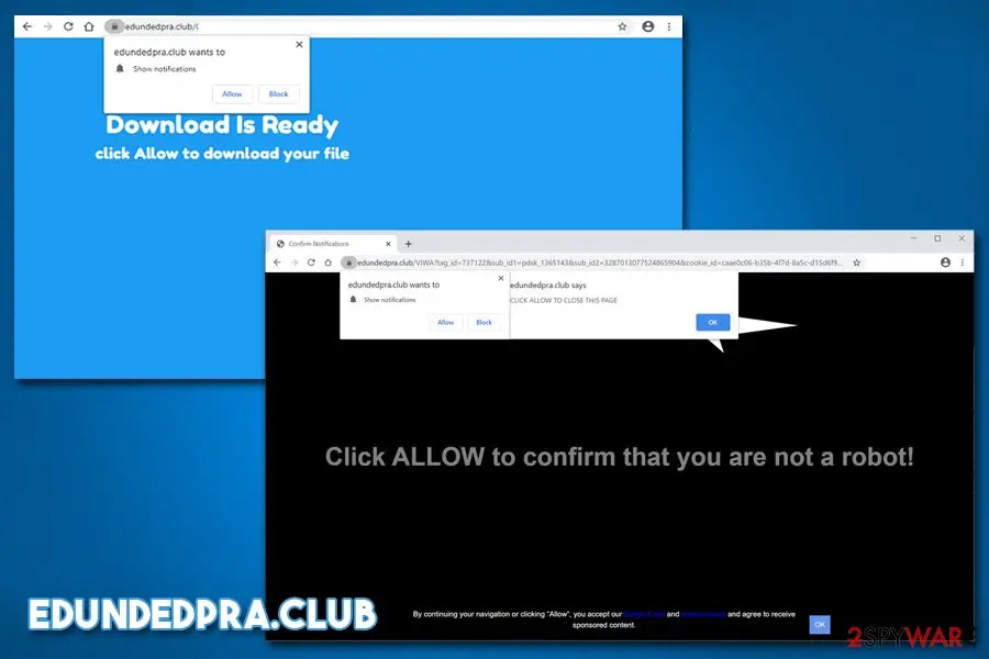 Edundedpra.club: edundedpra club social engineering notifications