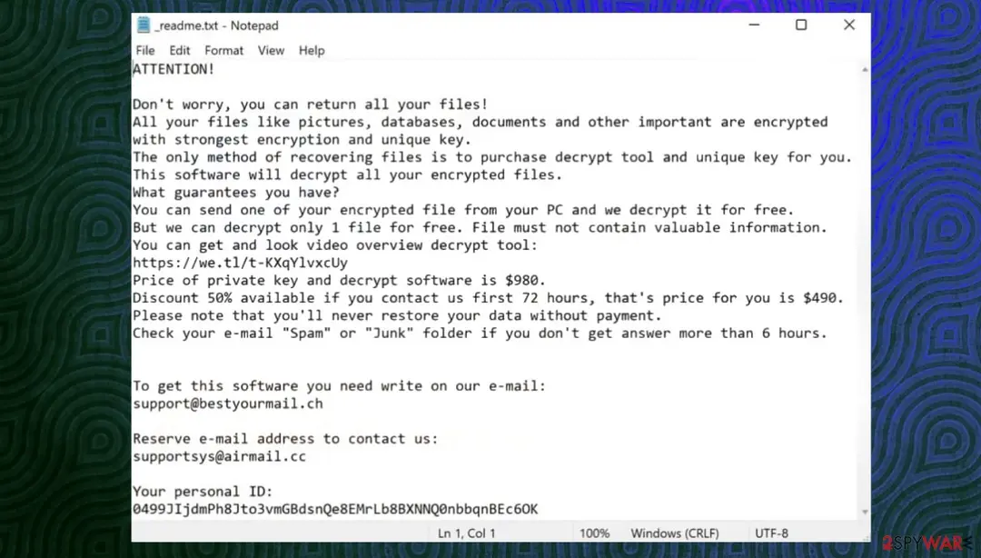 Efvc file-locker virus: efvc ransomware virus